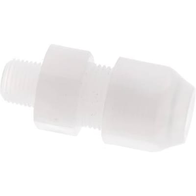 6x8mm & R1/8'' PP Rechte Slangfitting met Mannelijke Schroefdraad 10bar/145psi [2 stuks]