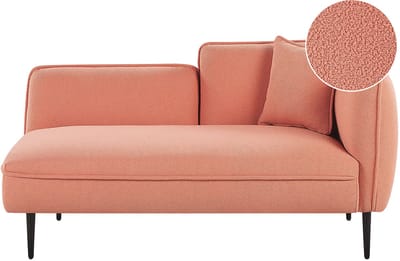BELIANI CHEVANNES - Chaise longue - Perzik - - Polyester