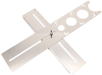 Tegelgatzoeker - Meetinstrument - Efficiënte Tegelinstallatie - Universele Multidirectionele Verstelling - 400mm Lengte