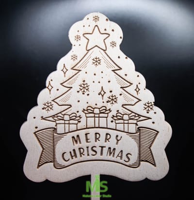Taart Decoratie / Merry Christmas taarttopper/ Taarttopper / vrolijk kerst / Happy Birthday Decoratie /Taart Topper Feestje/ Traktatie /Cake Topper/ gepersonaliseerde taart topper/ houten taart topper/ Merry Christmas