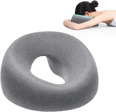 Massagekussen voor Gezicht, U-Vormig Kussen van Geheugenfoam, Perfect voor Ontspanning en Wellness