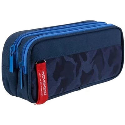 Dubbele rits camouflage canvas etui Jongens etui Schoolbenodigdheden tas Studenten etui Schoolbenodigdheden opbergzakken