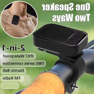 Draagbare Bluetooth Luidspreker - Kleine speaker - Muziek voor onderweg - IPX7 waterdicht - Compact formaat - Zwart