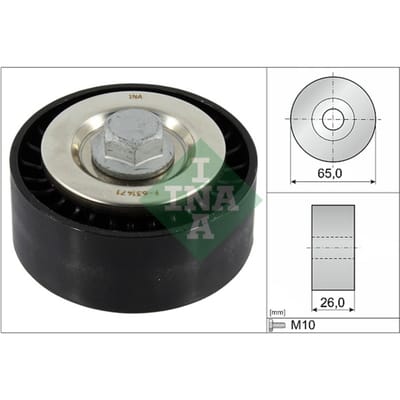 Schaeffler Ina Rondsel/geleiderpoelie, V-riem INA 532 0896 10