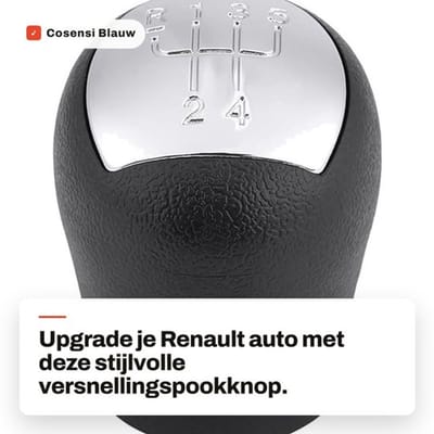 Versnellingspookknop Hoogwaardig Materiaal - Pookknop Universeel - LED Versnellingspositie-indicator - Auto Styling - Gemakkelijke Installatie - Comfortabele Rijervaring