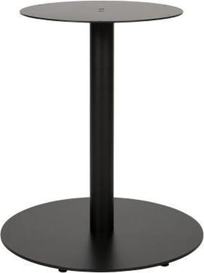MaximaVida ronde metalen tafelpoot Portland zwart - extra zware 34 kilo uitvoering