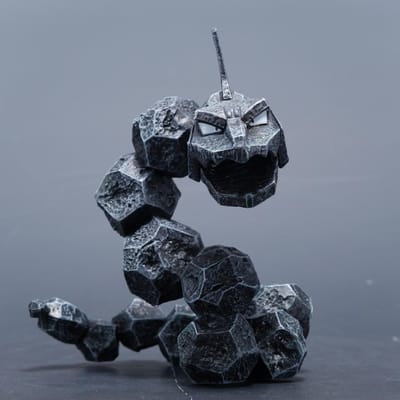 Nieuw 14cm Anime Pokemon Model Onix Actiefiguren PVC Poppetje Beeldje Verzameling Model Speelgoed Cadeau Duurzaam Mooi Ontwerp black