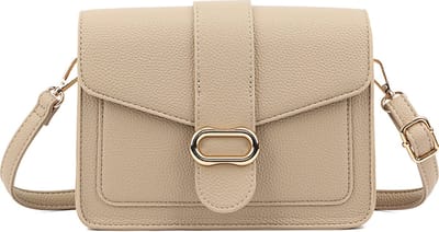 Giuliano kunstlederen schoudertas Fay - Taupe/Khaki