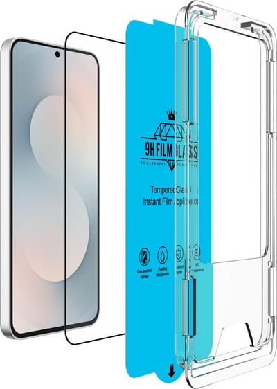 Cazy screenprotector geschikt voor Samsung Galaxy S25 FE - Screenprotector met Applicator