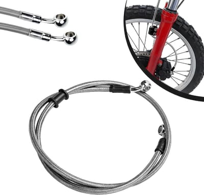 Universele Hydraulische Remleiding Motorfiets - Versterkte Koppelingsslang voor Crossmotor en Enduro (500mm-2000mm)