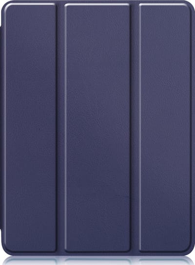 Hoesje - Geschikt voor Apple iPad Pro (2024/2025) - 11 inch - Dun & Stevig - Trifold Bookcase - Hard Cover - Hardcover Book Case - Tablet Hoes - Donkerblauw