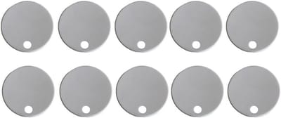 10x Scharnierhoezen voor Toiletbril - Waterdichte Schroefdoppen - Wit
