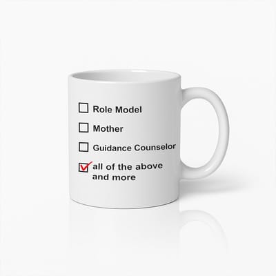 Moeder Rolmodel & Mentor Checklist Mok - Hartverwarmend Moederdag Cadeau - Keramische Koffiebeker