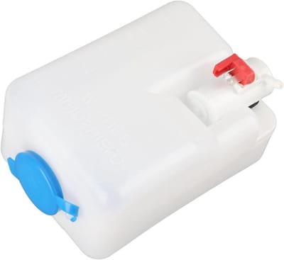 Ruitensproeierflesset - Wassysteem Reservoir - Heldere Zicht - Universele Compatibiliteit - 12 Liter - Wit