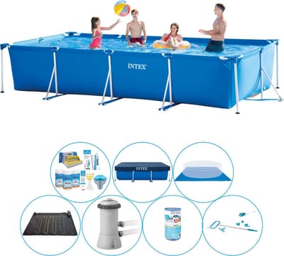 Frame Pool Rechthoekig 450x220x84 cm - Zwembad Set