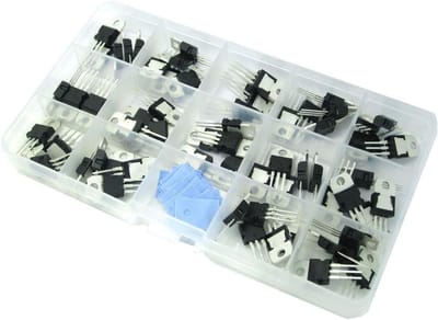 Transistor Kit - Spanningsregelaars Set - Elektronica Reparatie - 14 Waarden Inclusief - 70 Stuks - Niet Van Toepassing