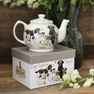 Alex Clark Little Teapot Dogs Together ~ Kleine Theepot Honden