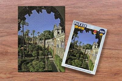 Puzzel Sevilla - Tuinen - Paleis - Legpuzzel - Puzzel 500 stukjes