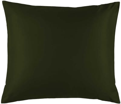 De Witte Lietaer Kussensloop Olivia Khaki - 60 x 70 cm - Groen - Katoen Satijn