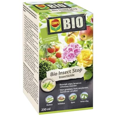 COMPO Bio Insect Stop - biologische insectenbestrijder - bestrijdt eitjes, larven en volwassen insecten - 250 ml