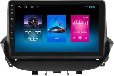 Autoradio met bluetooth - Carplay - Voor Renault Laguna 2 (2001-2007) - Geschikt voor Apple en Android - Stereo - Navigatie - Navigatiesysteem auto - 1GB 16GB