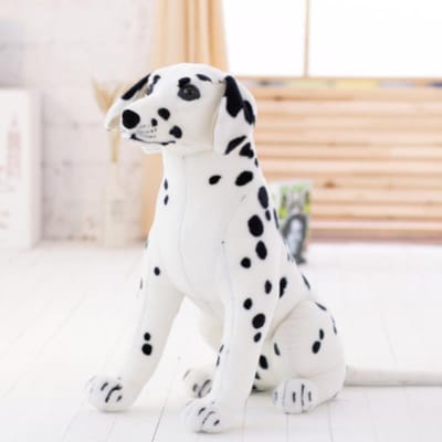 Grote Realistische Dalmatiër Hond Pluche Speelgoed Zacht Knuffeldier Perfect Cadeau Voor Kinderen Verjaardag 30cm