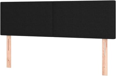 Hoofdborden Set - Bed hoofdbord - Slaapkamer aankleden - Verstelbare hoogte - 78/88 cm - Zwart