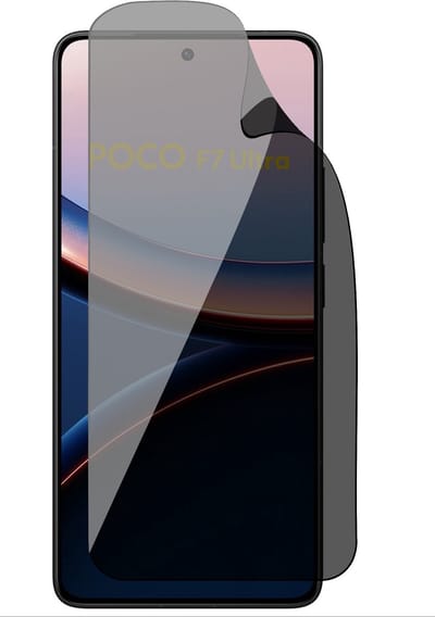 Privacy Screenprotector geschikt voor Xiaomi Poco F7 Ultra - 1x FlexGuard Screen Protector