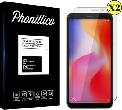 Screenprotector voor Xiaomi Redmi 6 / Redmi 6A - 2 stuks Beschermglas van glas Transparante glazen schermbeschermfolie
