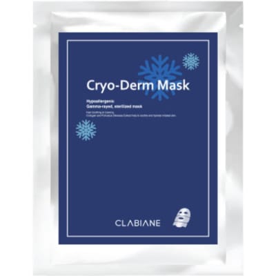 CLABIANE Masque Cryoderm Hydrogel Stérile Pack 55g (1ea) Masque Tissu Rafraîchissant et Apaisant Post-Traitement Professionnel white