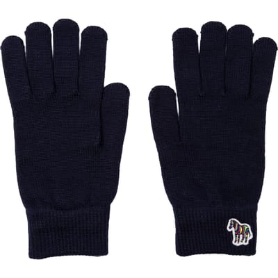 Paul Smith Men Glove Zebra Navy Size: OS | Scarves & Gloves Outlet | Heren | Blauw