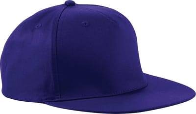 Beechfield Unisex 5 Paneel Retro Rapper Cap (Pakket van 2) (Paars)