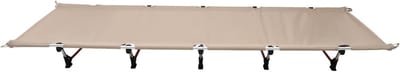 Campingbed - Veldbed Ligstoel - Buiten Ontspannen - Ultralicht Ontwerp - 190 x 70 cm - Kaki