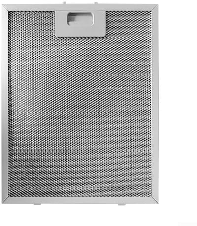 Allecto - Universele Kookkap - Metalen Mesh Vet Filter - Verbeterde Filtratie - 290 X 240 X 9mm - Geschikt voor Keuken - Extractor Vent Filter