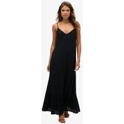 Superdry - Lange cami-jurk - Dames - Jurken