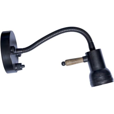 KS Verlichting Muurlamp Twister Antiek Zwart