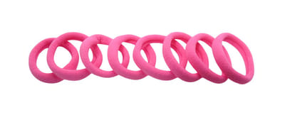 Badstof elastiek roze