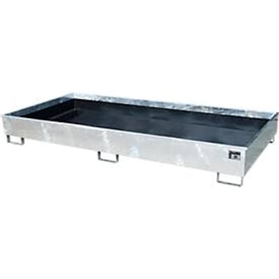 Bauer legbordbak RW 2700-2 PE, met PE inleg, L 2665 x B 1315 x H 305 mm, thermisch verzinkt