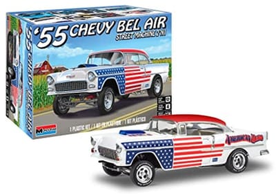 Modelbouwset 1955 Chevy I schaal 1:24 I Detailgetrouw Auto-Bouwpakket voor Modelbouwliefhebbers
