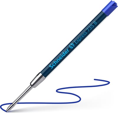 Schneider balpenvulling - Express 735 - penpunt B - blauw - S-7373