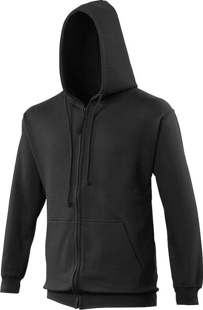 AWDis JH050 Unisex Hoodie - Zwart - Maat M