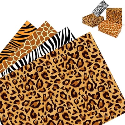 Cadeauverpakking met Dierenprint - 12 Vellen Inpakpapier voor Jongens en Jungle Themed Verjaardagen