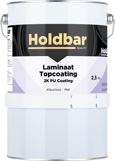 Holdbar Laminaat Topcoating Mat 2,5 Kg - Vloerverf - Glashelder - Transparant - Laminaat Verven - Krasvast - UV-bestendig - Vergeelt niet