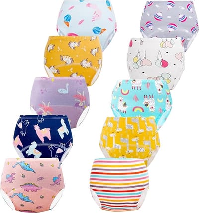 Famanu - 10-delige trainingsbroekenset voor baby’s 2-6 jaar comfortabel