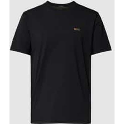 T-shirt met labelprint