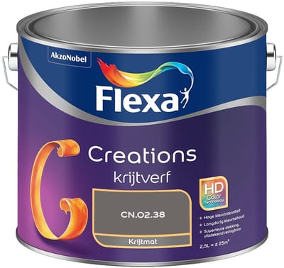 Flexa - Creations Muurverf Krijt - Cn.02.38 - Mengverf - 2,5 L
