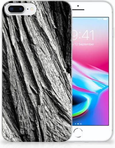 Bumper Hoesje Apple iPhone 7 Plus | 8 Plus Boomschors Grijs