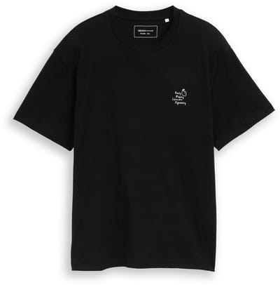 Tom Tailor Denim - Relaxed fit T-shirt van katoen - Maat L - Black