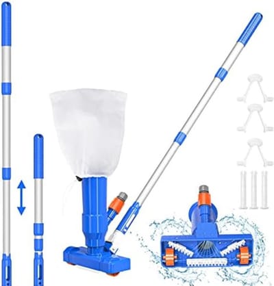 Vijverstofzuiger - Vijverzuiger - 40 x 180 x 7 cm; 510G - Blauw