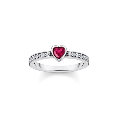 Thomas Sabo - TR2448-640-10-58 - Ring - Dames - 925er Zilver - ringmaat 58